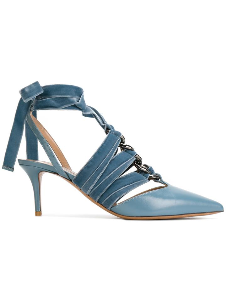 Valentino Valentino Garavani Lace-up Pumps - Blue