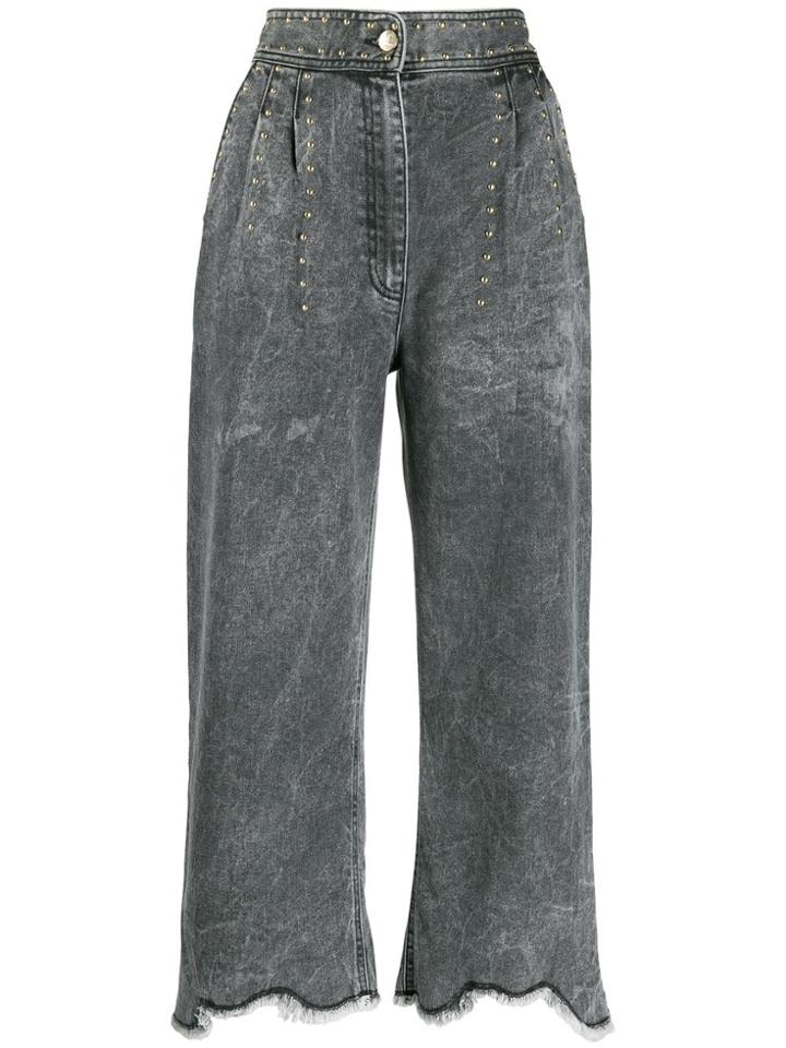 Just Cavalli Cropped Jeans - Grey