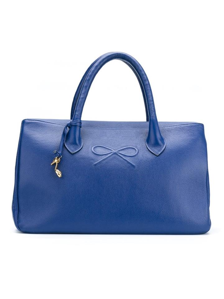 Sarah Chofakian Leather Bag, Women's, Blue