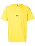 Msgm Micro Logo T-shirt - Yellow