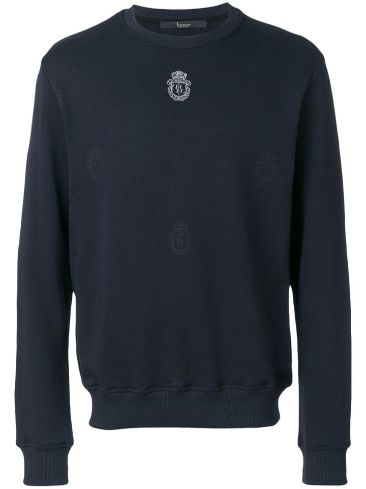 Billionaire Logo Crest Sweatshirt - Blue