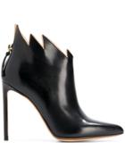 Francesco Russo Pointed Ankle Boots - Black