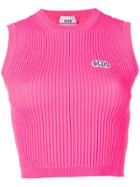 Gcds Logo Tank Top - Pink