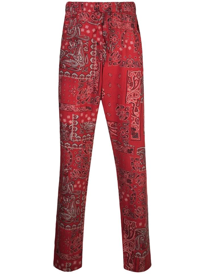 Isabel Marant Paisley Print Trousers - Red