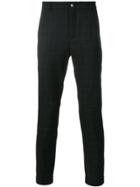 Dolce & Gabbana Straight Leg Checked Trousers - Grey