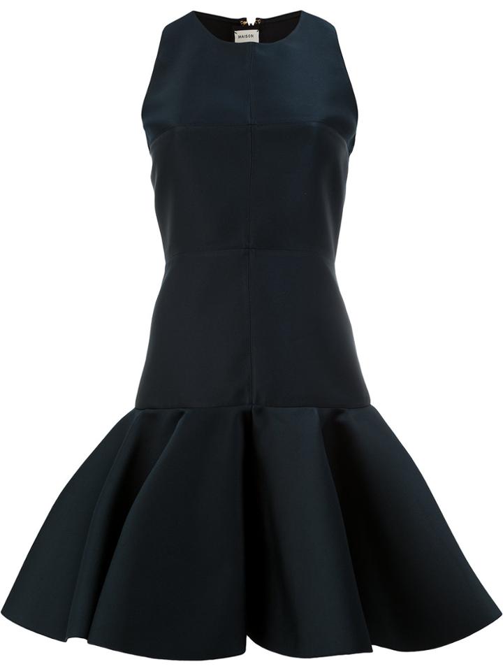 Maison Rabih Kayrouz Peplum Short Dress - Blue