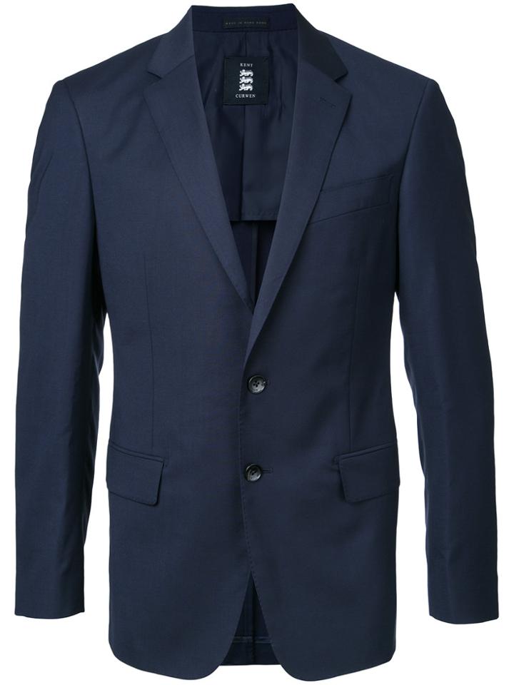 Kent & Curwen Two Button Blazer - Blue