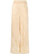 Forte Forte Gold-tone Embroidered Trousers - Neutrals