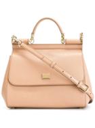 Dolce & Gabbana Medium 'sicily' Tote, Women's, Nude/neutrals