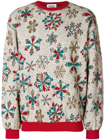 Missoni Pre-owned Intarsia Snowflakes Jumper - Neutrals