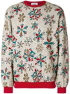 Missoni Pre-owned Intarsia Snowflakes Jumper - Neutrals