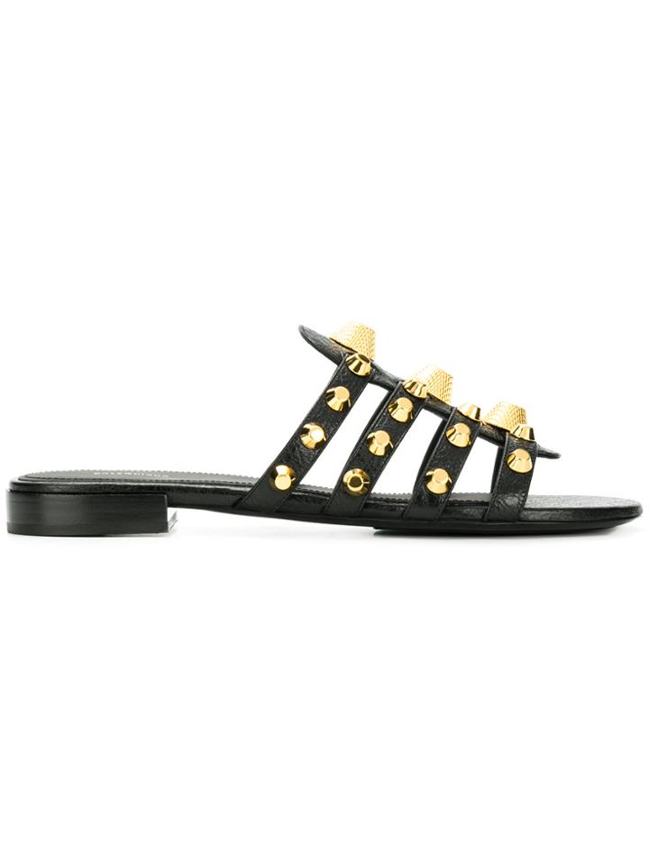 Balenciaga Giant Sandals - Black