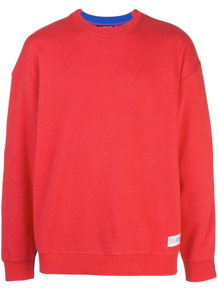 Mostly Heard Rarely Seen Fanatic Crewneck Sweatshirt - Red
