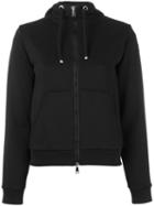 Moncler Zipped Hoodie, Women's, Size: Small, Black, Cotton/polyester