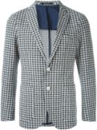 Tagliatore Two Button Blazer, Men's, Size: 52, Blue, Cupro/cotton/polyamide
