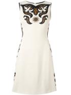 Fausto Puglisi Embroidered Front Dress