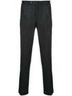 Canali Creased Slim-fit Trousers - Grey