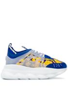 Versace Chain Reaction Low-top Sneakers - Blue