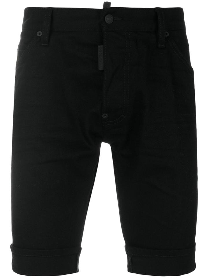 Dsquared2 Denim Shorts - Black