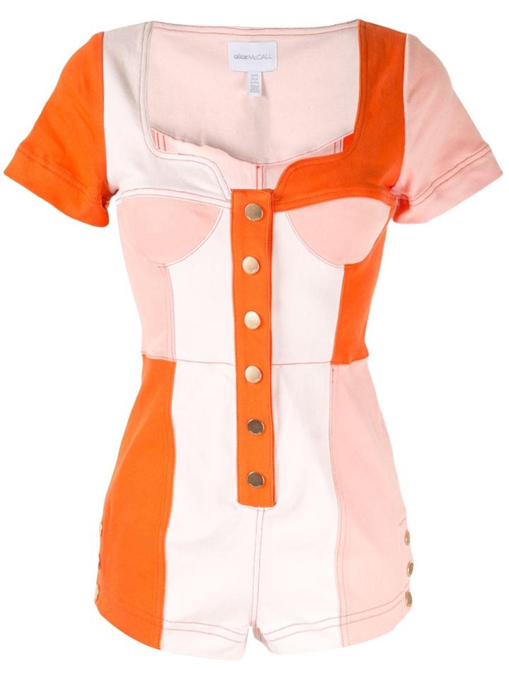 Alice Mccall Chelsea Hotel Playsuit - Orange