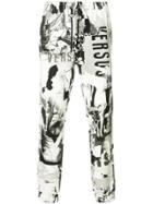 Versus Printed Trousers - White