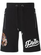 Philipp Plein 'no Light' Jogging Shorts, Men's, Size: Medium, Black, Cotton