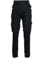 Julius Multi Pocket Trousers, Men's, Size: 3, Black, Cotton/polyurethane