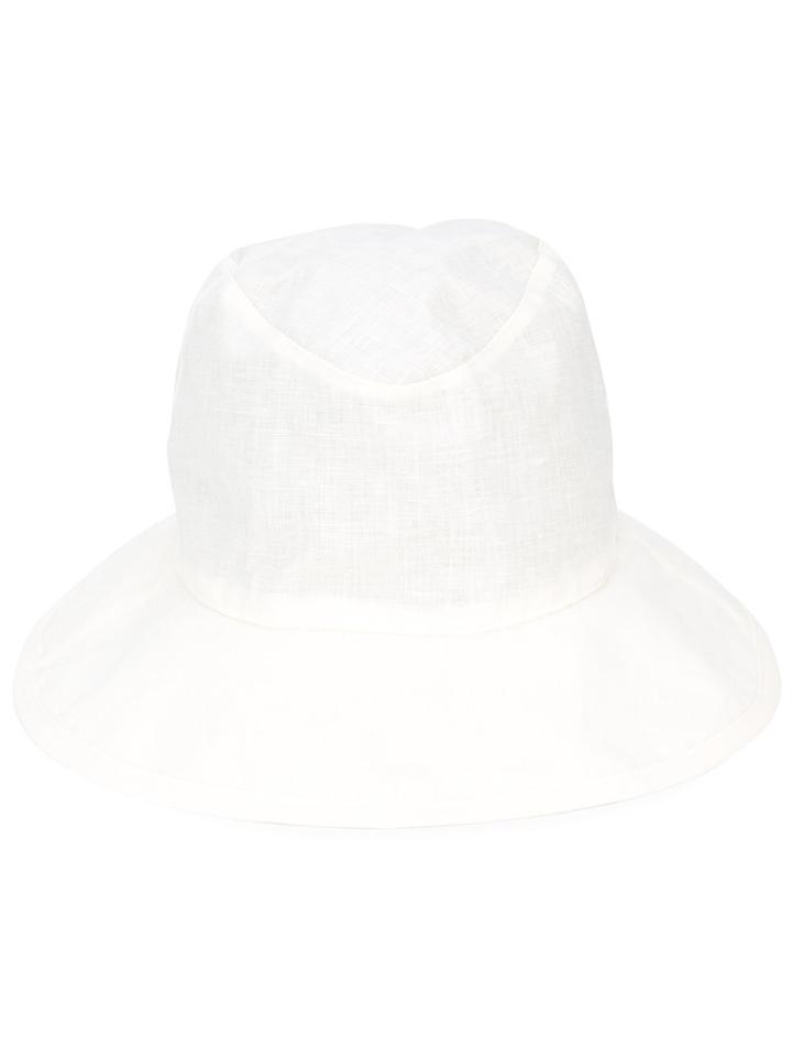 Kijima Takayuki Oversized Hat, Adult Unisex, Size: Medium/large, Nude/neutrals, Linen/flax/cotton