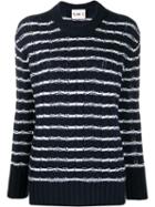 Plan C Striped Sweater - Blue