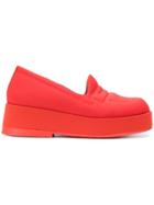 Camper Classic Slip-on Loafers - Red