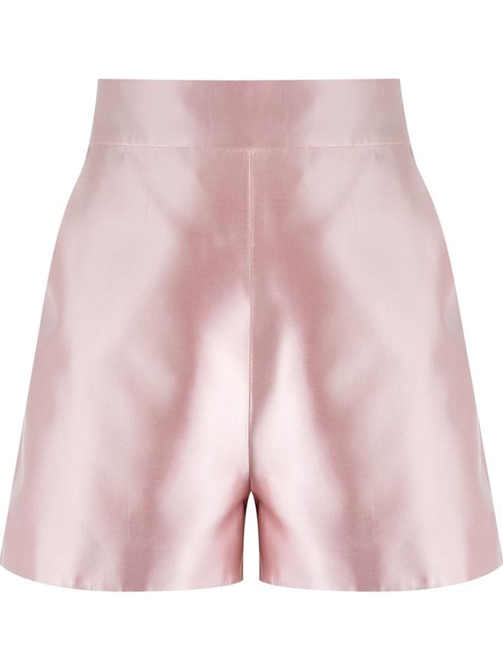 Martha Medeiros High-waisted Shorts - Pink & Purple