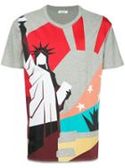 Valentino New York Print T-shirt - Yellow