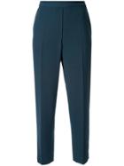 Des Prés Cropped Tapered Trousers - Green