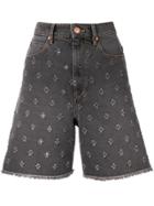 Isabel Marant Étoile Distressed Denim Shorts - Grey