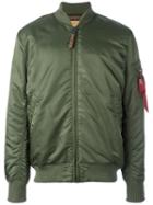 Alpha Industries Classic Bomber Jacket, Men's, Size: Xl, Green, Nylon/polyester