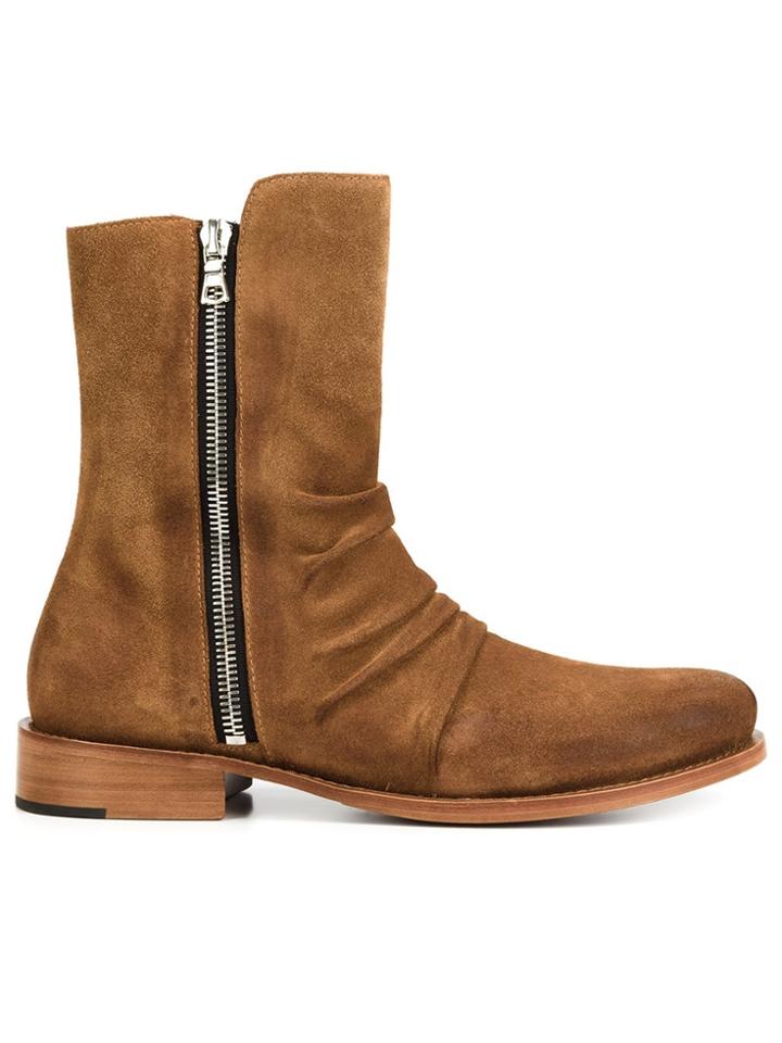 Amiri 'stack' Boots - Brown
