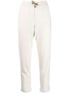 Brunello Cucinelli Cashmere Track Pants - Neutrals