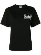 Aries Graphic Printed Short Sleeve T-shirt - Black