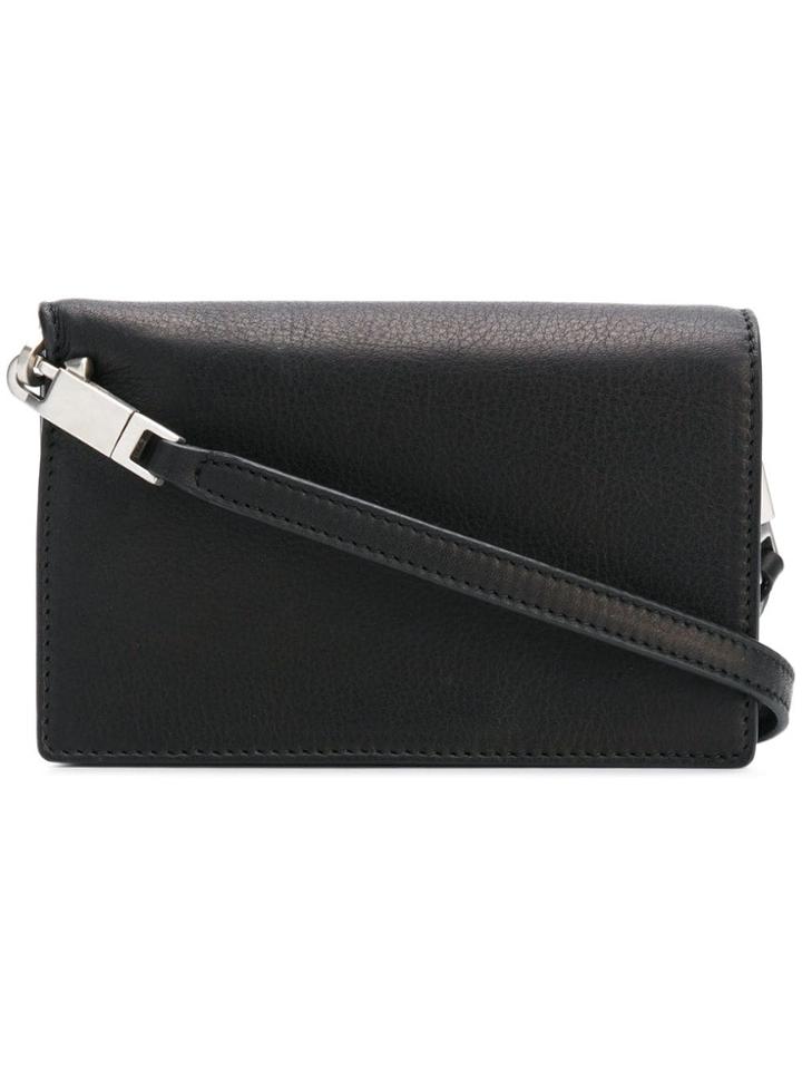 Rick Owens Stitch Detail Wallet - Black