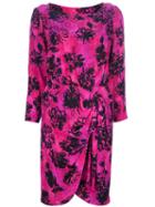 Yves Saint Laurent Vintage Print Dress, Women's, Size: 44, Black