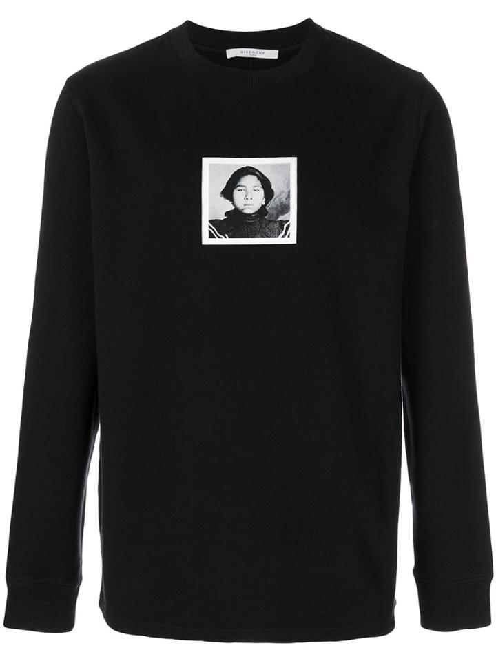 Givenchy Photographic Print Sweatshirt - Black