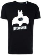 Iceberg 'sylvester' Print T-shirt, Men's, Size: Xl, Black, Cotton