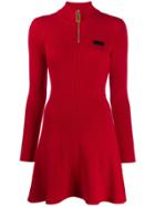 Gcds Short Sweat Dress - Red