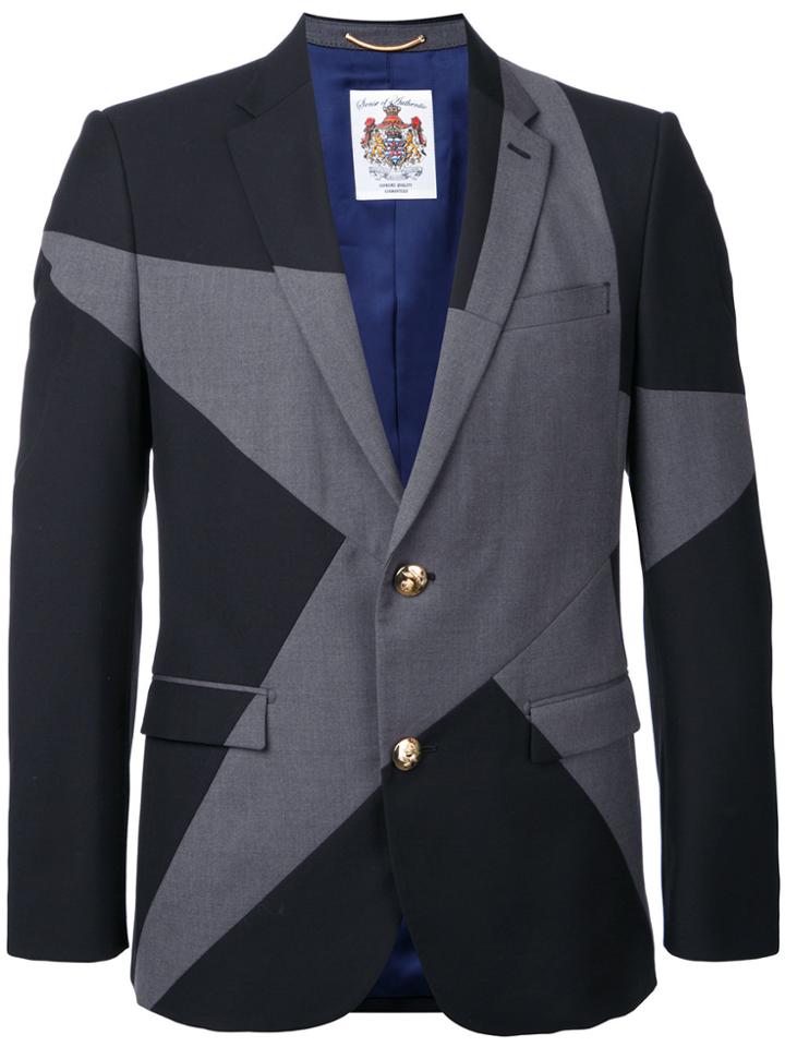 Education From Youngmachines Star Print Blazer - Grey