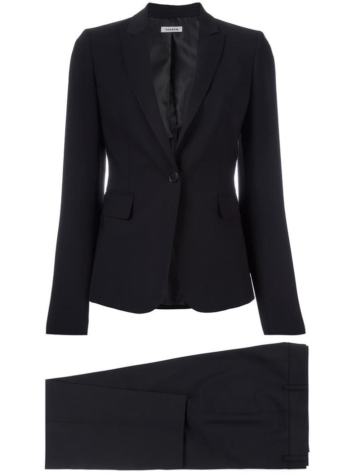 P.a.r.o.s.h. Two Piece Suit, Women's, Size: Xs, Black, Virgin Wool/spandex/elastane