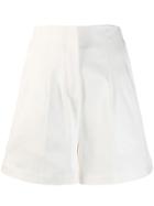 L'autre Chose High Waisted Shorts - White