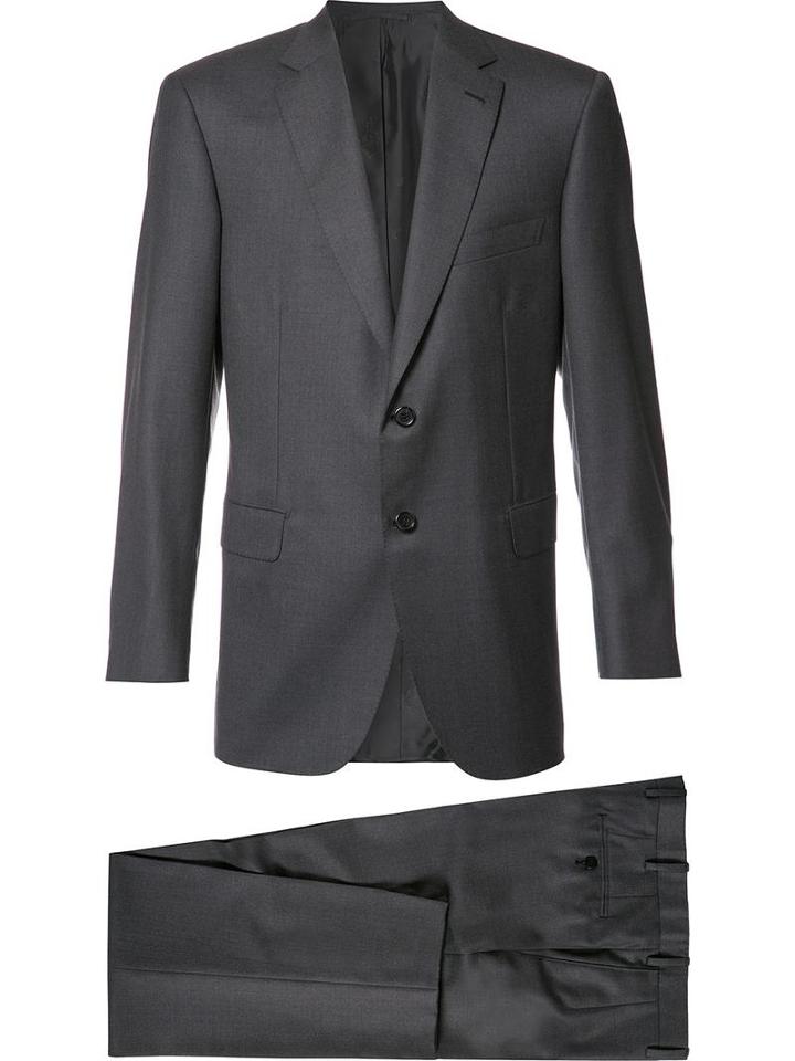 Brioni Classic Blazer, Men's, Size: 48, Grey, Cupro/wool