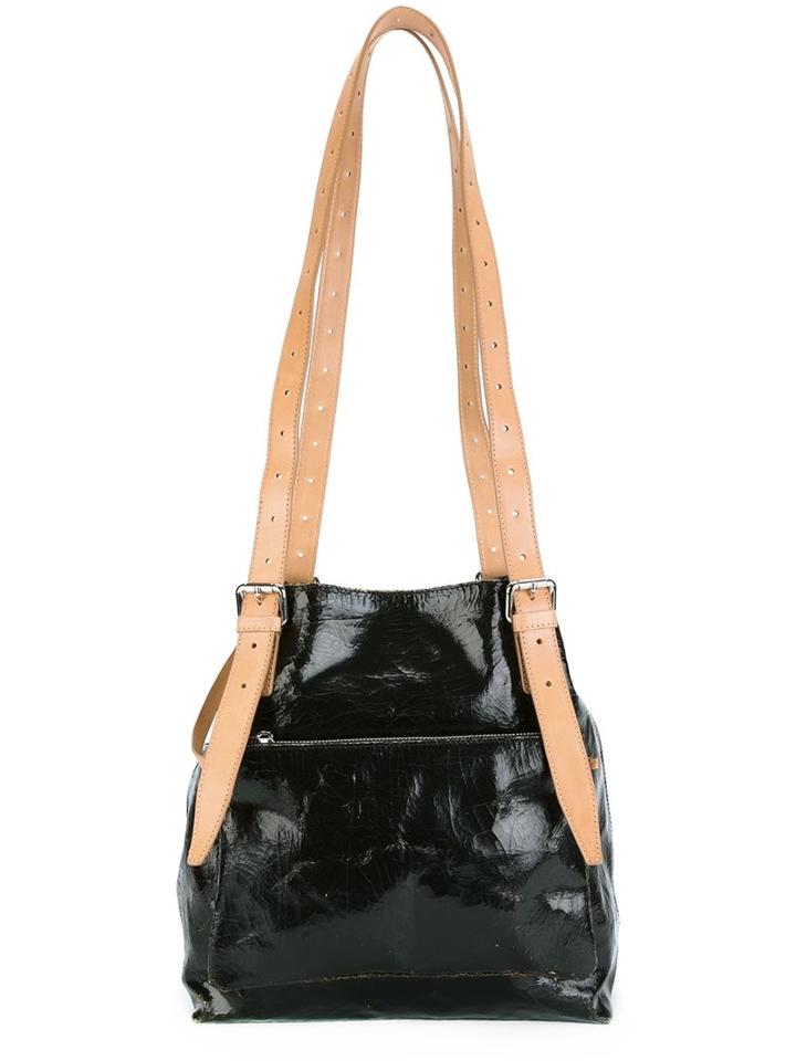 Mm6 Maison Margiela Large Bucket Bag, Women's, Black