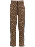Burberry Marrows Tb Logo Print Track Pants - Brown