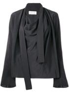 Lemaire Bow-tie Blouse - Grey